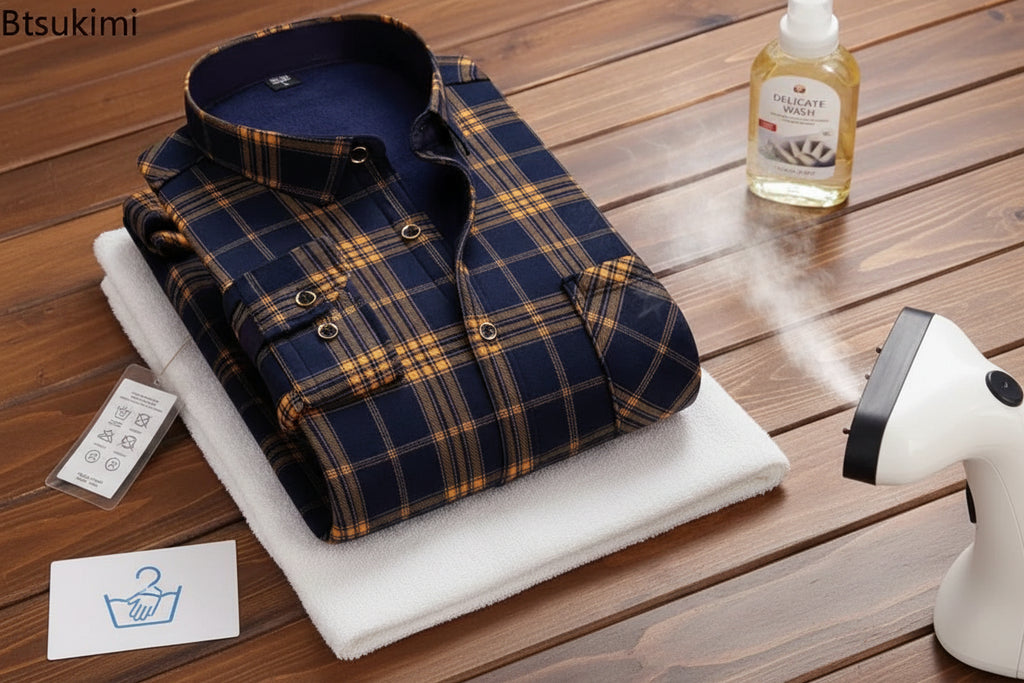 Chemise Flanelle Homme - Carreaux Chaud Hiver